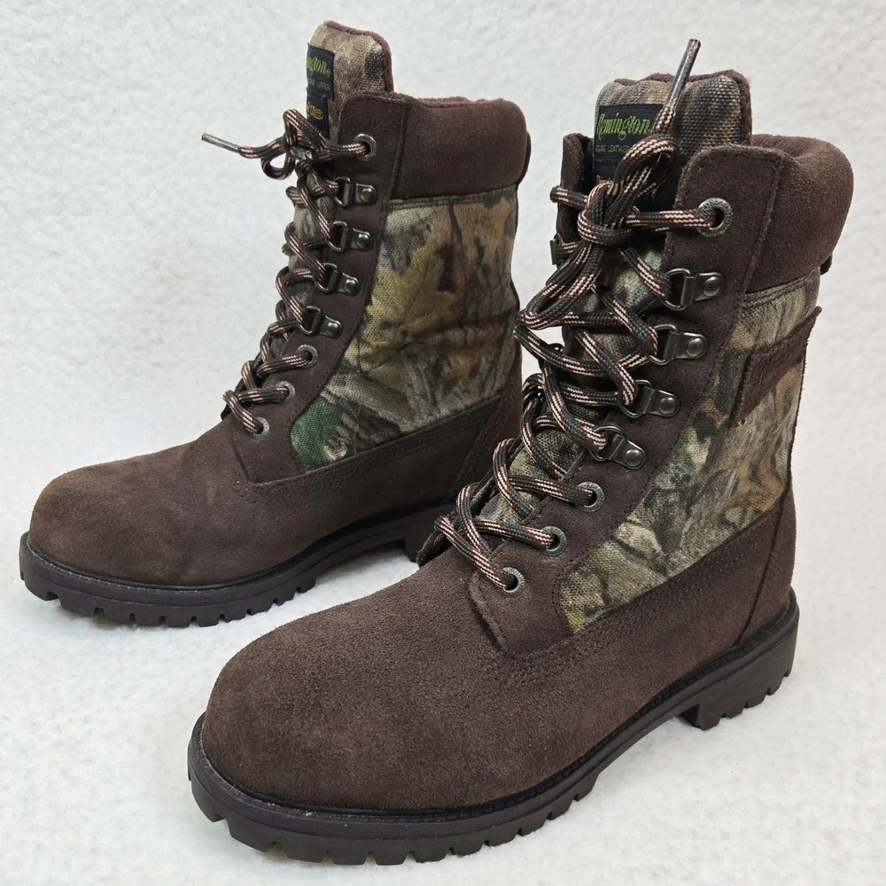 Remington Men 870 Series‎ Hunting Boots Size 7.5W Camouflage Thinsulate Ultra